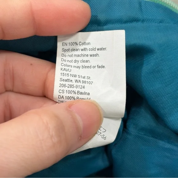 Kavu Crossbody Bag Adjustable Strap Colorful Medium Size Boho Country Coastal - Picture 12 of 15